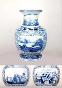 李猛林作品《青花丝路图纹盘口尊》被中国国家博物馆收藏