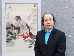 闫青作品《醉春容》被故宫博物院收藏