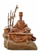 王为为作品《阳明抚琴》被中国国家博物