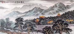 齐建中作品《天寿山华章》被故宫博物院收藏